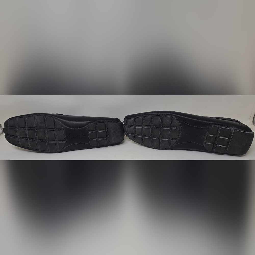 Louis Vuitton Monte Carlo Driving Loafers Shoes Chocolate Brown Leather 8.5 US - Picture 12 of 16
